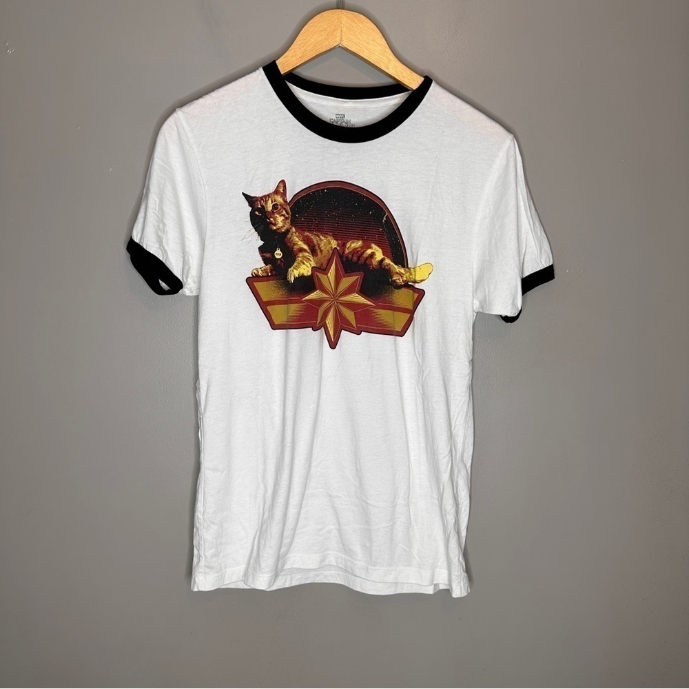 Captain Marvel Cat Tshirt